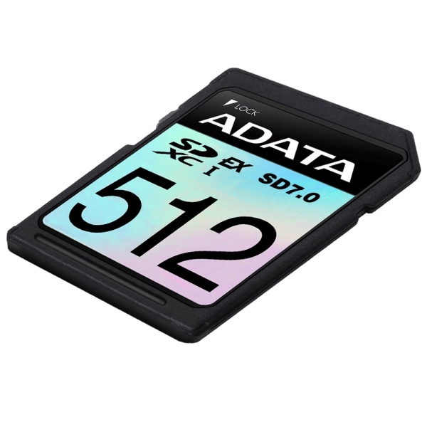 ADATA SDXC karta 512GB Express, PCIe Gen3, UHS-I, C10, V30, (R:800/W:700 MB/s)