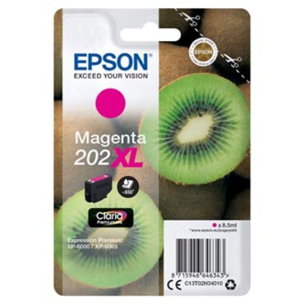 Náplň EPSON C13T02H34010, 202XL purpurová (8,5ml)