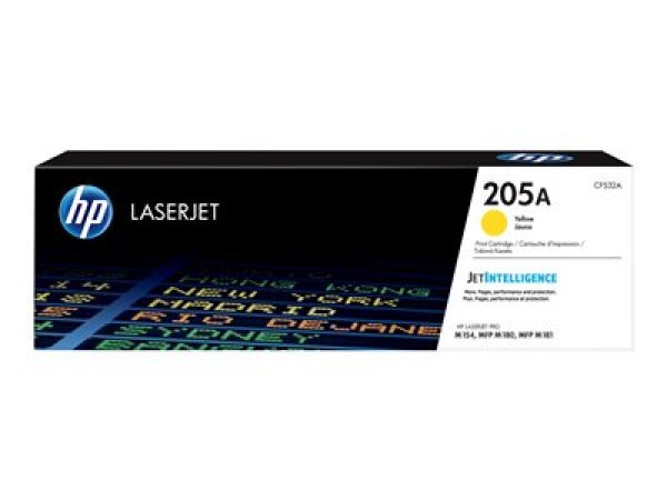 Toner HP CF532A, HP 205A žlutý (900 stran)