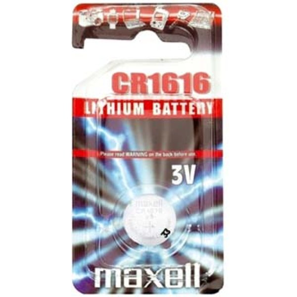 AVACOM knoflíková baterie CR1616 Maxell Lithium 1ks Blistr