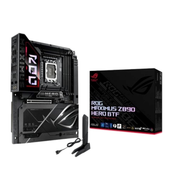 ASUS MB Sc LGA1851 ROG MAXIMUS Z890 HERO BTF, Intel Z890, 4xDDR5, WiFi, 1xHDMI, 2xThunderbolt