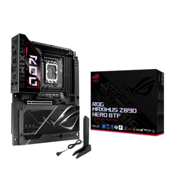 ASUS MB Sc LGA1851 ROG MAXIMUS Z890 HERO BTF, Intel Z890, 4xDDR5, WiFi, 1xHDMI, 2xThunderbolt