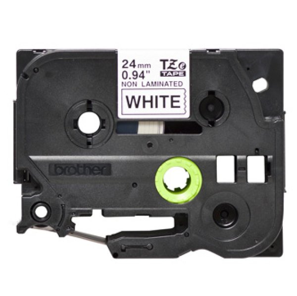 Páska Brother TZE-N251,  bílá/černá, 24mm