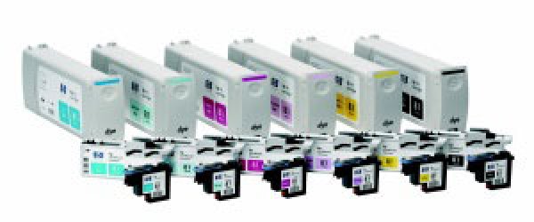 Náplň HP č.81, C4935A (680ml) světle fialová