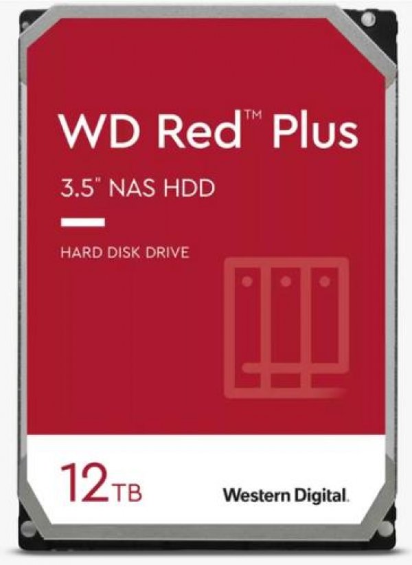 WD Red Plus/12TB/HDD/3.5''/SATA/7200 RPM/3R