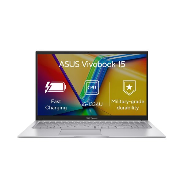 ASUS NTB Vivobook 15 (X1504VA-NJ1717W), i5-1334U, 15.6" 1920 x 1080, 16GB, 512GB SSD, Iris X, W11 Home, Silver