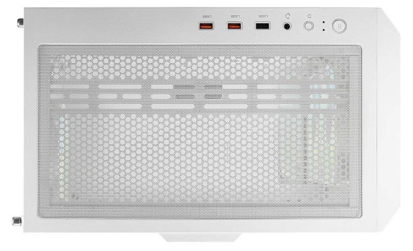 COUGAR PC skříň DUOFACE Pro White Mid Tower Airflow Front Panel TG Left Panel 2 x ARGB 140mm & 1x 120mm Fans