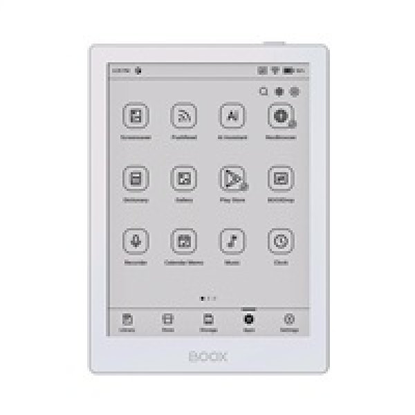 E-book ONYX BOOX GO 6, bílá, 6'' Carta 1300, 32GB, Bluetooth, Android 11, E-ink displej