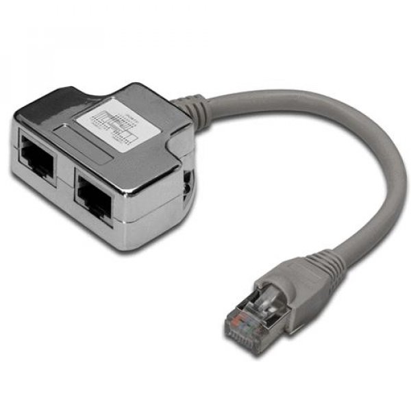 PREMIUMCORD RJ45 distributor (1 port ISDN + 1 port RJ45 10/100Base T)