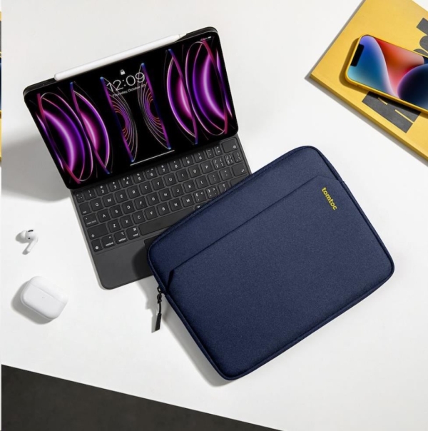 tomtoc Sleeve - 10,9" iPad / 11" iPad Pro, tmavě modrá