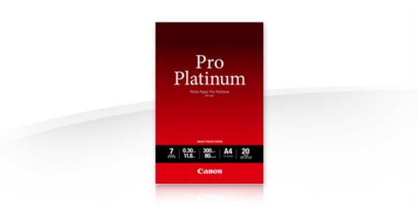 Canon Photo Paper Pro Platinum - 100 x 150 mm - 300 g/m2 - 20 listy fotografický papír - pro PIXMA iP3600, MP240, MP480, MP620, MP980