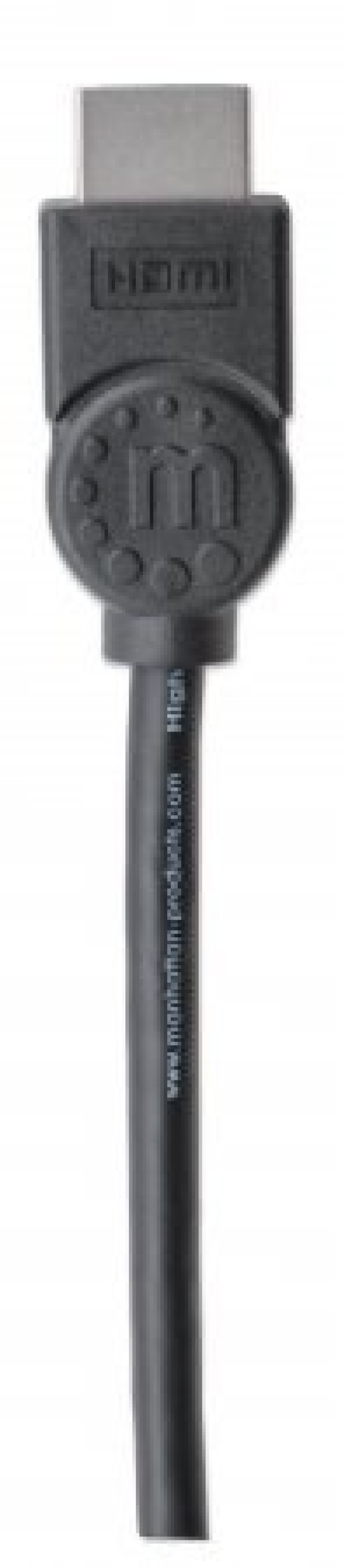 MANHATTAN kabel High Speed HDMI 4K, 3D, Male to Male, stíněný, černý, 1,8m