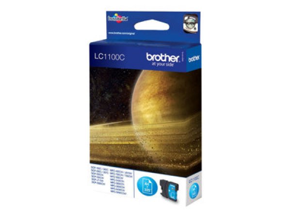 Náplň BROTHER LC-1100C azurová (325 stran)