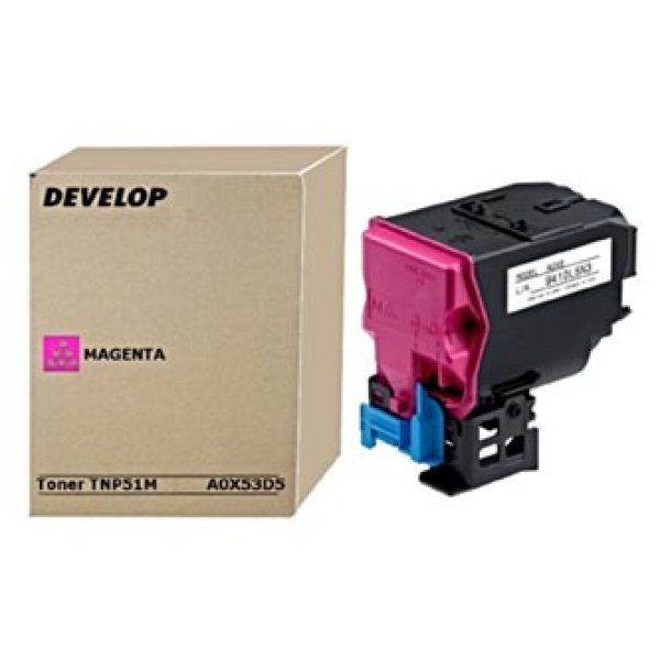 Toner Develop TNP-51M, A0X53D5 purpurový (5 000 stran)