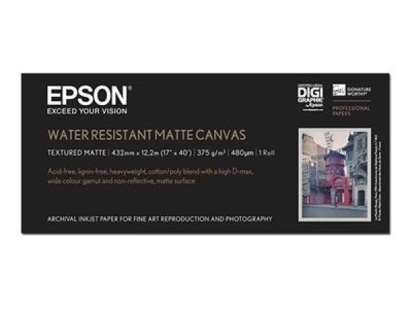 Epson - Matný - Role (43,2 cm x 12,2 m) 1 role umělecký papír - pro SureColor P5000, P800, SC-P10000, P20000, P5000, P7500, P900, P9500