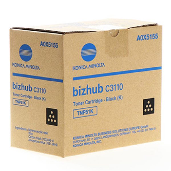Toner MINOLTA TNP-51, A0X5155 černý (5 000 stran)