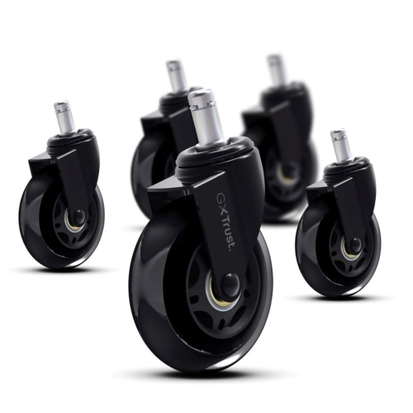 TRUST Kolečka na herní židli GXT 702, gelové