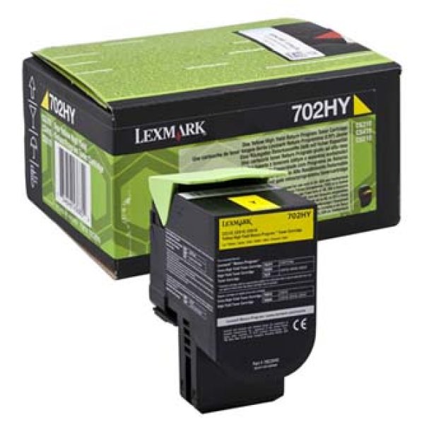 Toner LEXMARK 70C2HY0 žlutý (3 000 stran)