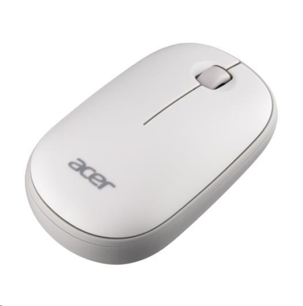 ACER Myš Acer Wireless Bubble Mouse White - RF2.4G, 1600 dpi, 102x60x32 mm, 60g bez AA baterie, retail pack