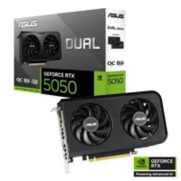 ASUS VGA NVIDIA GeForce RTX 5050 DUAL OC 8G, 8G GDDR6, 3xDP, 1xHDMI?v=1754430002