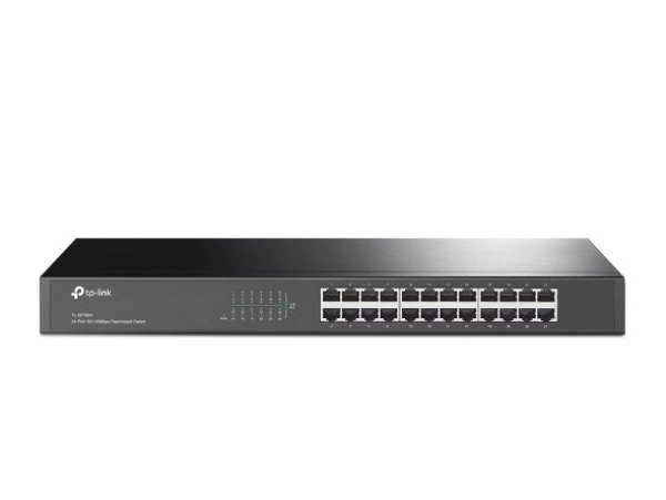 TP-Link switch TL-SF1024 (24x100Mb/s, fanless)