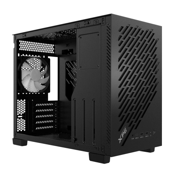 ADATA XPG case VALOR AIR NANO Mini-Tower, bez zdroje, 1x 120mm ARGB Fan, Černá