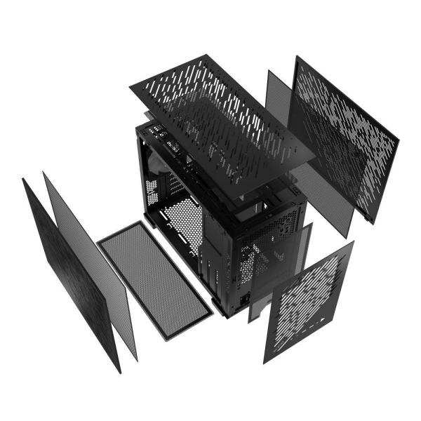 ADATA XPG case VALOR AIR NANO Mini-Tower, bez zdroje, 1x 120mm ARGB Fan, Černá