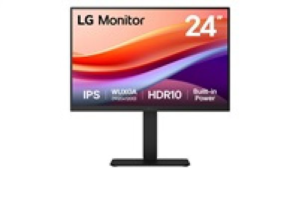 LG MT IPS LCD 23,8" 24BA55W-B - IPS panel, 1920x1200, 75Hz, HDMI, DP, USB 2.0, repro, pivot