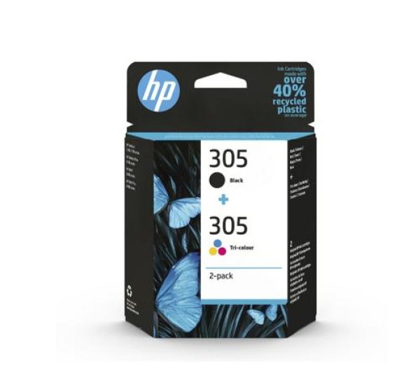 Sada náplní HP No.305, 6ZD17AE černá + barevná