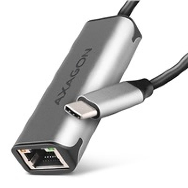 AXAGON ADE-25RC USB-C 3.2 Gen 1 - 2.5 Gigabit Ethernet síťová karta, Realtek 8156, auto install, šedá?v=1746079203