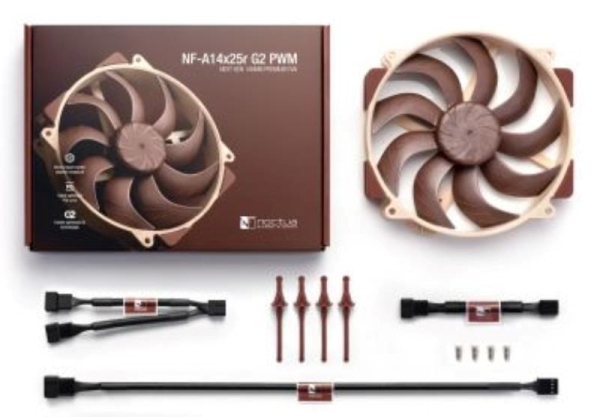 NOCTUA Ventilátor NF-A14x25r G2, 140x140x25, PWM