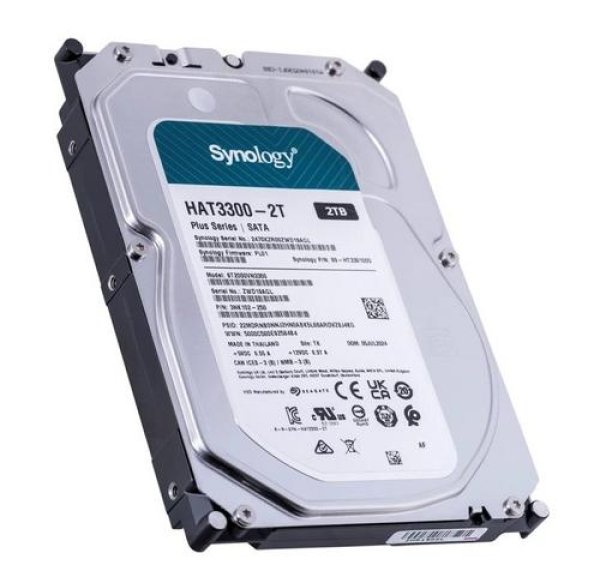 Synology 3,5" HDD HAT3300-2T Plus (NAS) (2TB, SATA III, 5400 RPM, 256MB)