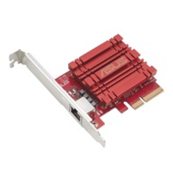 ASUS XG-C100C v2 Síťový adaptér 10GBase-T PCIe se zpětnou kompatibilitou 5/2,5/1G a 100Mb/s; RJ45 port a integrovaný QoS