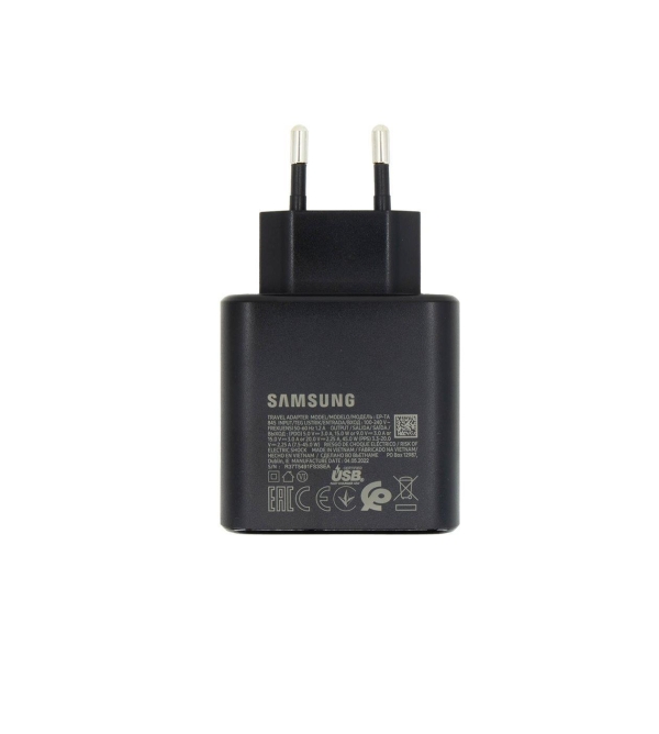 Samsung Quickcharge USB-C 45W Cestovní nabíječka Black (OOB Bulk)