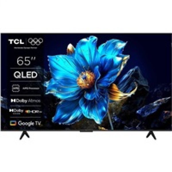 TCL 65" TV, QLED, 4K Ultra HD, HDR, Google TV, LAN, Wi-Fi, HDMI, Chromecast, Miracast, AirPlay?v=1753992005