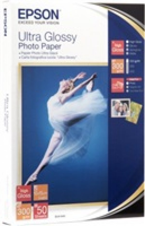 EPSON Paper Ultra Glossy Photo 10x15 (50 listů), 300g/m2?v=1758701487