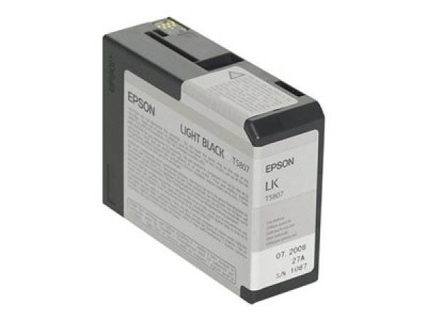 Náplň EPSON C13T580700 světle černá (80 ml)