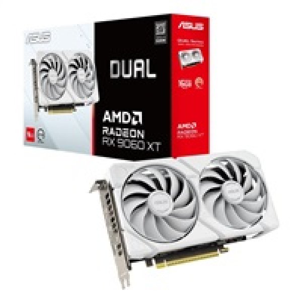 ASUS DUAL-RX9060XT-16G-WHITE