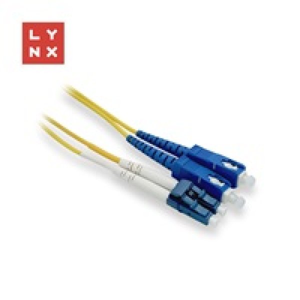 LYNX duplexní patch kabel SM, OS2, LC/SC, 9/125µm, 10m?v=1755466814