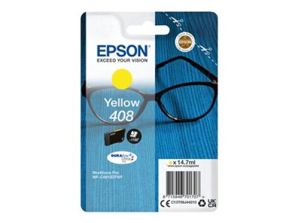 Náplň EPSON C13T09J44010, 408 DURABrite Ultra Ink žlutá (14,7 ml)