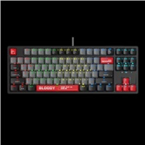 A4tech Bloody Klávesnice S87, herní klávesnice, mechanická, drátová, Red Switch, CZ/SK, Černá?v=1749988805