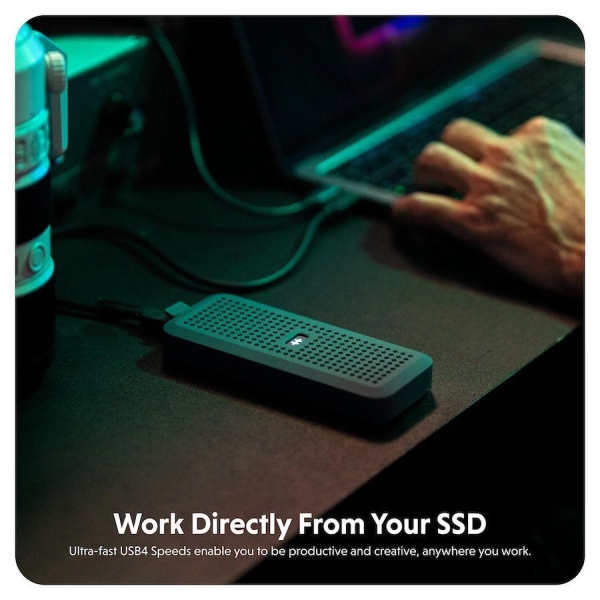 USB4 NVMe Externí ochranné pouzdro na SSD disky