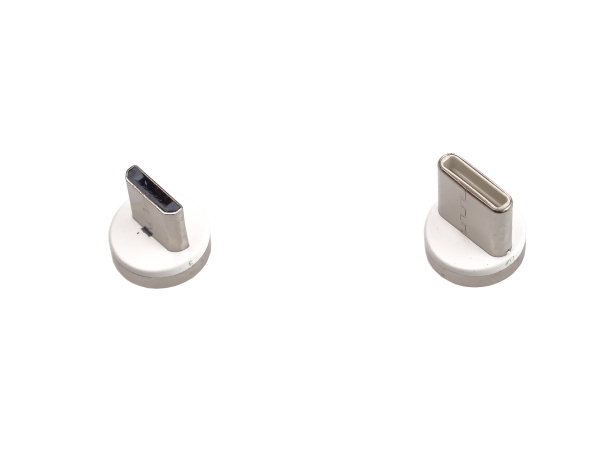 PREMIUMCORD Magnetický micro USB a USB-C nabíjecí a datový kabel 1m, červený