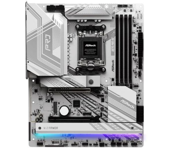 ASRock MB Sc AM5 X870 PRO RS, AMD X870, 4xDDR5, 1xHDMI, 2xThunderbolt