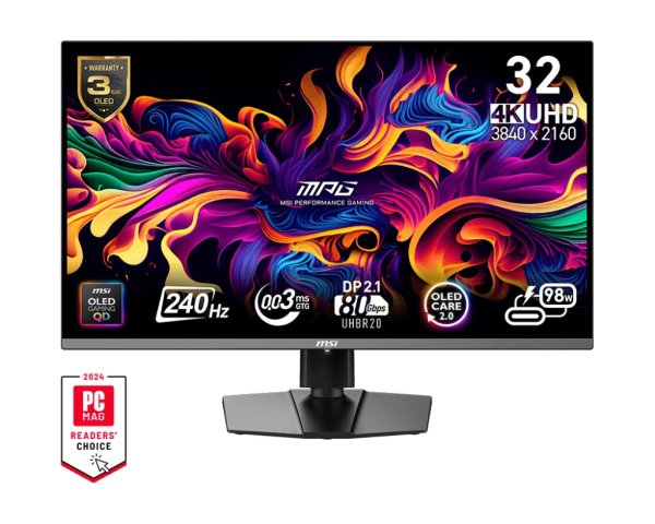 MSI MPG/322URX/31,5''/QD-OLED/4K UHD/240Hz/0,03ms/Black/2R?v=1753164004