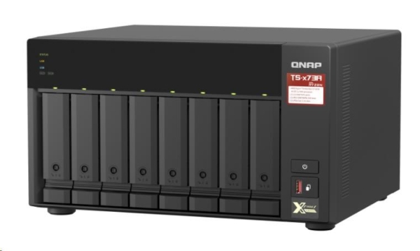 QNAP TS-873A-8G (4C/Ryzen V1500B/2,2GHz/8GBRAM/8xSATA/2xM.2/2x2,5GbE/4xUSB3.1/2xPCIe)