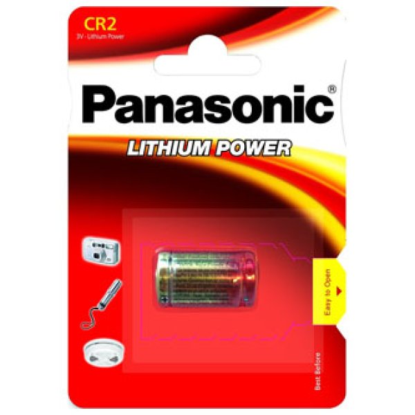 PANASONIC Lithiové - FOTO baterieCR-2L/1BP 3V (blistr - 1ks)