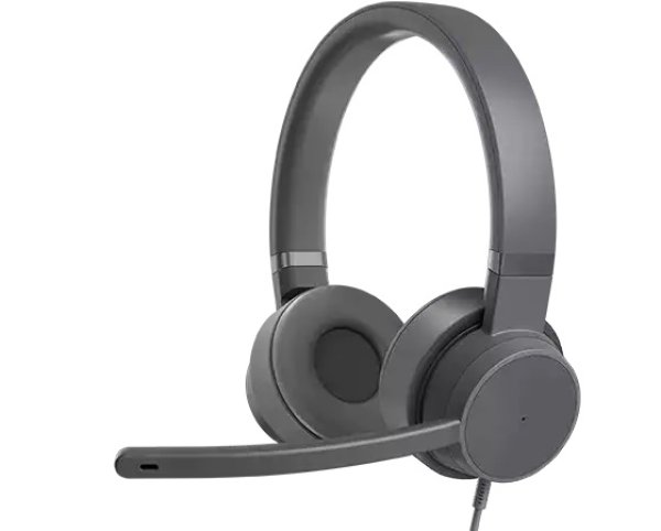 Lenovo Go Wired ANC Headset (Storm Grey)