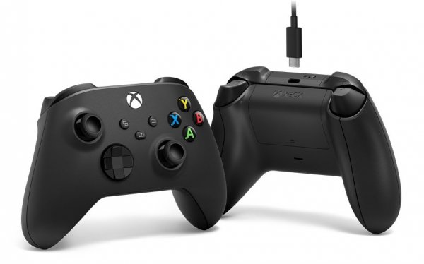 Xbox Wireless Controller černý + USB-C kabel
