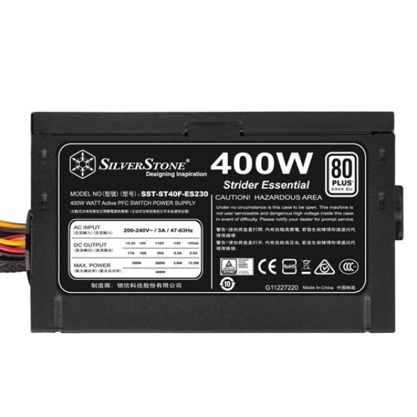 SilverStone 80 PLUS 230V EU 400W ATX zdroj